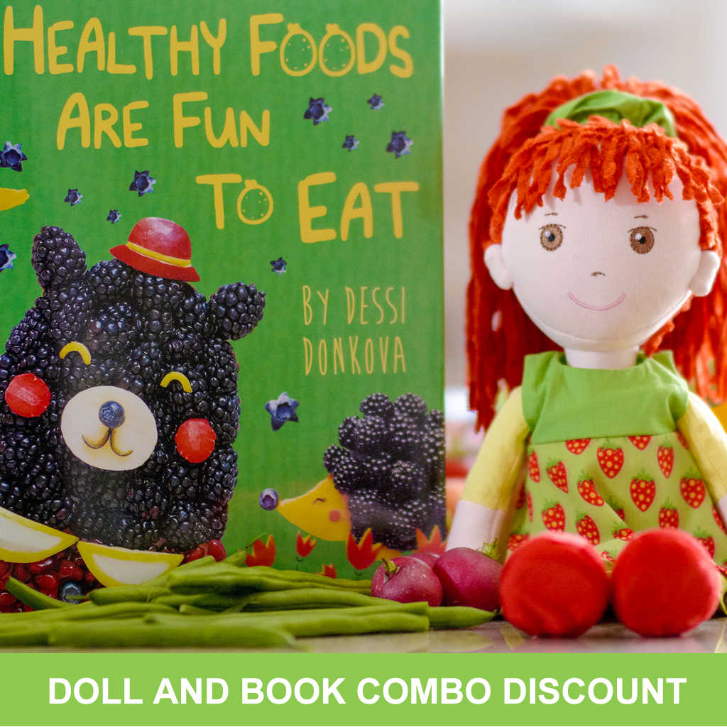 The Charming Healthy Eating Doll and Book Combo